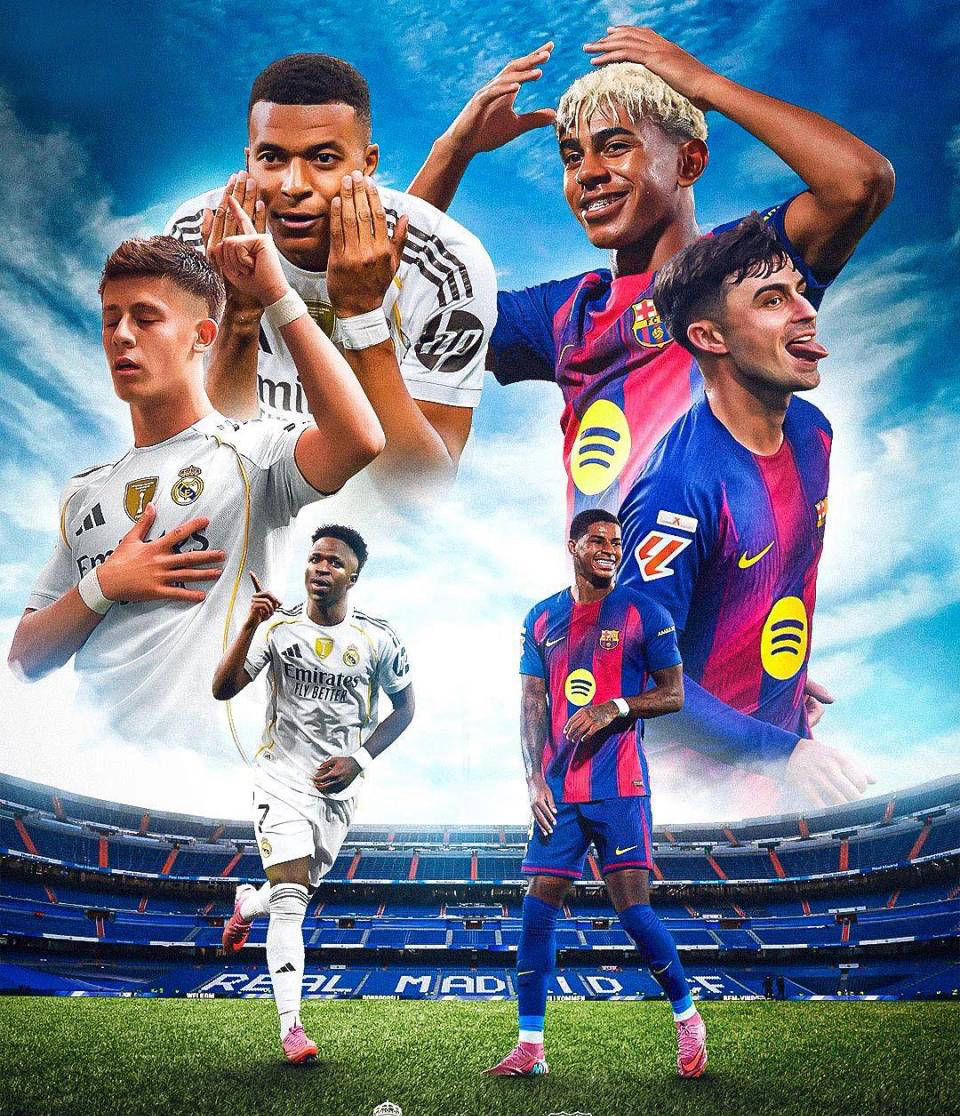 巴萨4-0横扫皇马！弗里克首战阿隆索，CCTV5直播国家德比